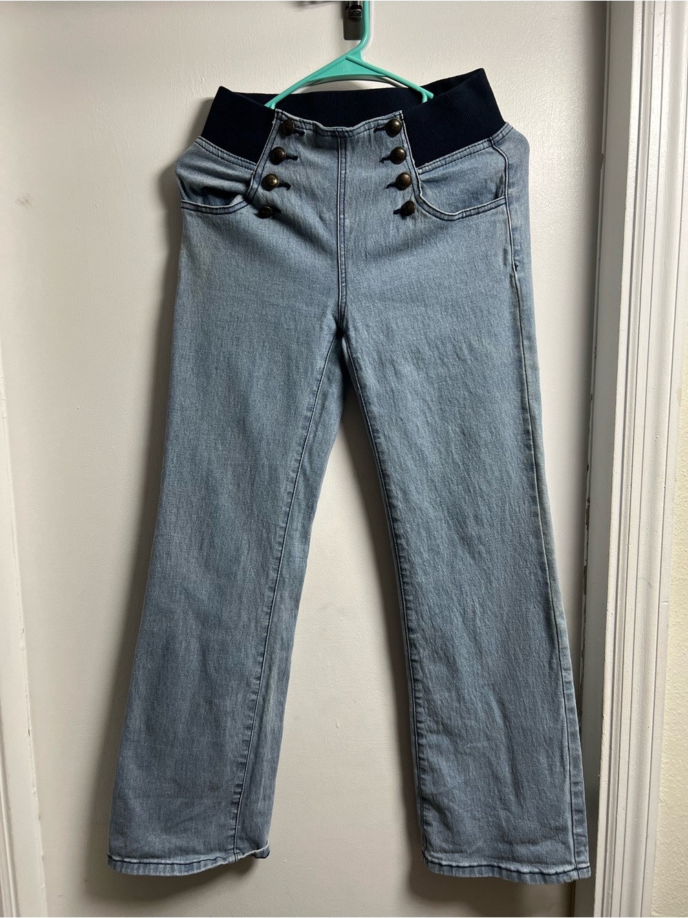 Diane Gilman (DG2) Light Blue Women's Sailor-Style Stretch Jeans